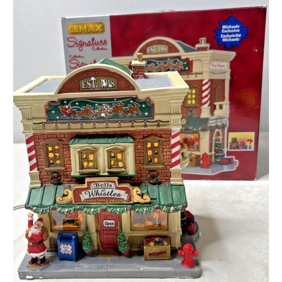 Lemax Other - Lemax Bells & Whistles Christmas Village Building #55989 Retired Lighted